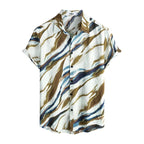 Vice City Hawaiian Shirt — Retro Tropical Print Shirt for Men