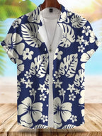 Vice City Hawaiian Shirt — Retro '80s Beach Shirt for Men