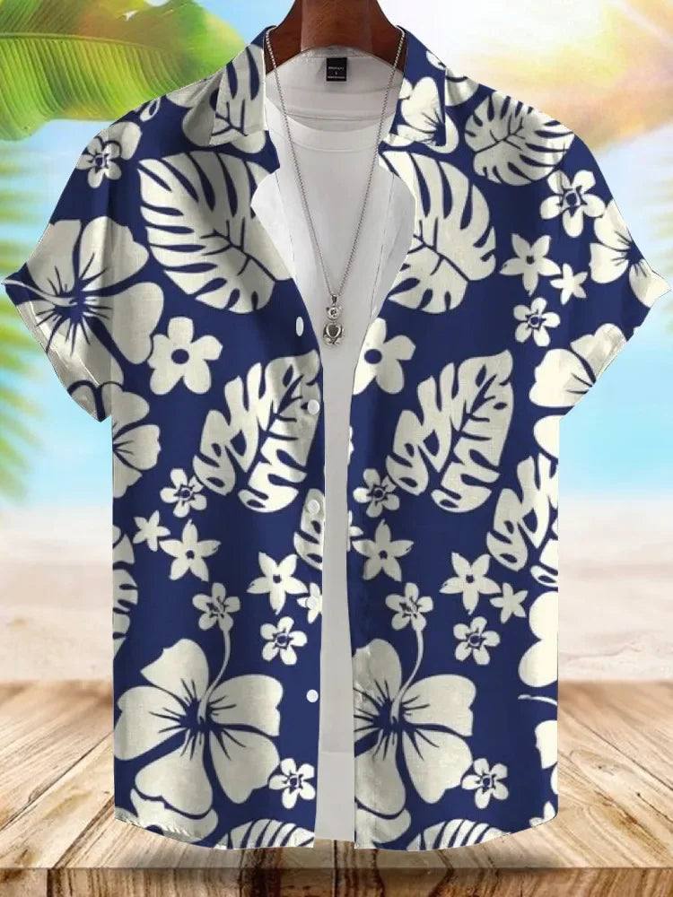 Vice City Hawaiian Shirt — Retro '80s Beach Shirt for Men