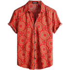 Vice City Hawaiian Shirt — Retro Tropical Print Shirt for Men