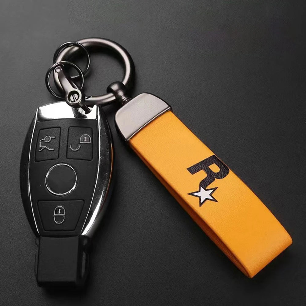 GTA Rockstar Logo Keychain