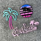 Vice City Neon Palm Tree Sticker Pack — Retro Car & Window Decals