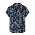 Vice City Hawaiian Shirt — Retro Tropical Print Shirt for Men