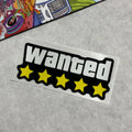 Wanted Reflective Sticker Decoration Protective Mirror