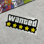 Wanted Reflective Sticker Decoration Protective Mirror