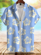 Vice City Hawaiian Shirt — Retro '80s Beach Shirt for Men