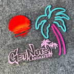 Vice City Neon Palm Tree Sticker Pack — Retro Car & Window Decals