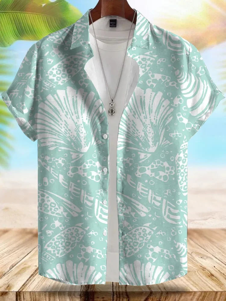Vice City Hawaiian Shirt — Retro '80s Beach Shirt for Men