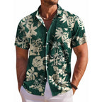 Vice City Botanical Print Shirt — Tropical Floral Button-Down