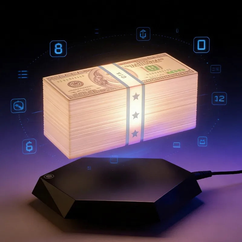 Floating Gold Bar LED Lamp 360°