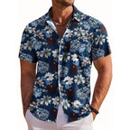 Vice City Botanical Print Shirt — Tropical Floral Button-Down