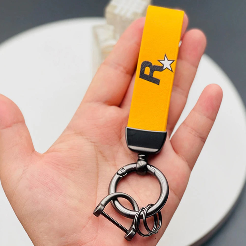 GTA Rockstar Logo Keychain
