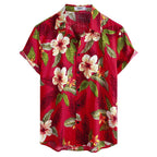 Vice City Hawaiian Shirt — Retro Tropical Print Shirt for Men