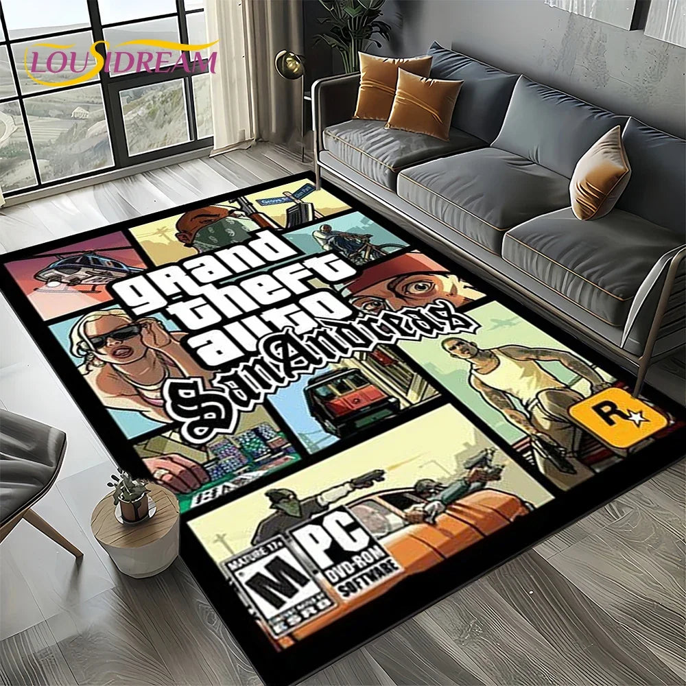 Vice City Carpet Gaming Rug