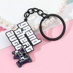 Vice City Metal Keychain Gaming Logo