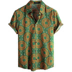 Vice City Hawaiian Shirt — Retro Tropical Print Shirt for Men