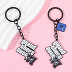 Vice City Metal Keychain Gaming Logo