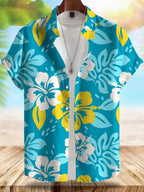 Vice City Hawaiian Shirt — Retro '80s Beach Shirt for Men