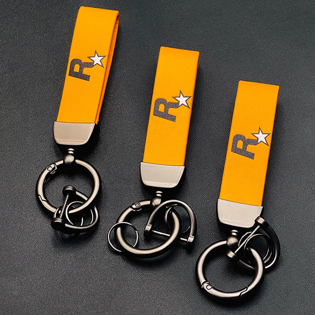 GTA Rockstar Logo Keychain
