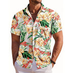Vice City Botanical Print Shirt — Tropical Floral Button-Down