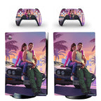 Vice City PS5 Skin — Console & Controller Decal Cover