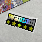 Wanted Reflective Sticker Decoration Protective Mirror