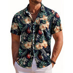 Vice City Botanical Print Shirt — Tropical Floral Button-Down