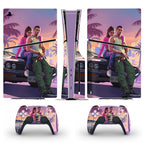 Vice City PS5 Skin — Console & Controller Decal Cover